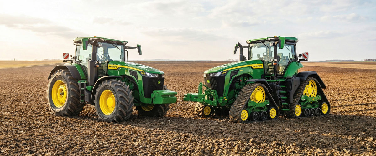 John Deere präsentiert neue 8R und 8RX Traktoren mit 634 PS